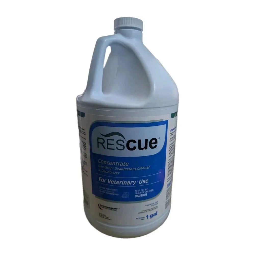 RESCUE Concentrate Veterinary Disinfectant Cleaner Deodorizer 1 Gallon Sealed